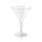 Smarty Had A Party 6 oz. Clear Plastic Martini Glasses (192 Glasses), 192PK 6944-CASE - alternate 1